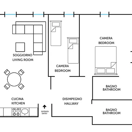 公寓 Umberto Center Appartments 帕多瓦